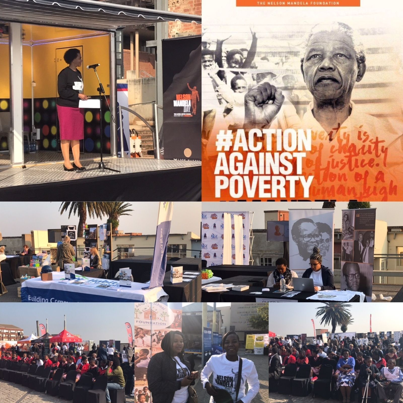 NMF Mandela Day Launchcollage