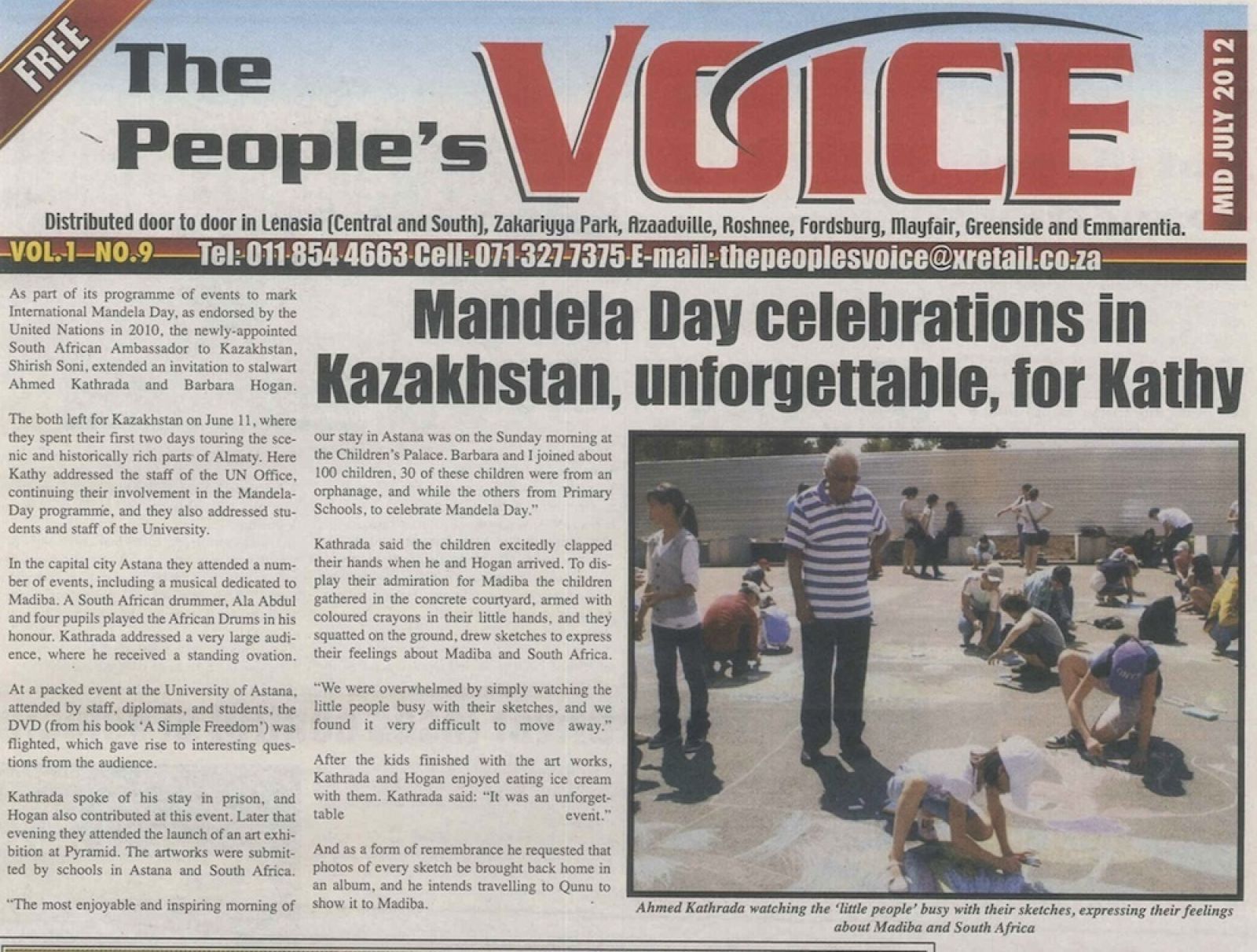 Mandela Day Khazakstan
